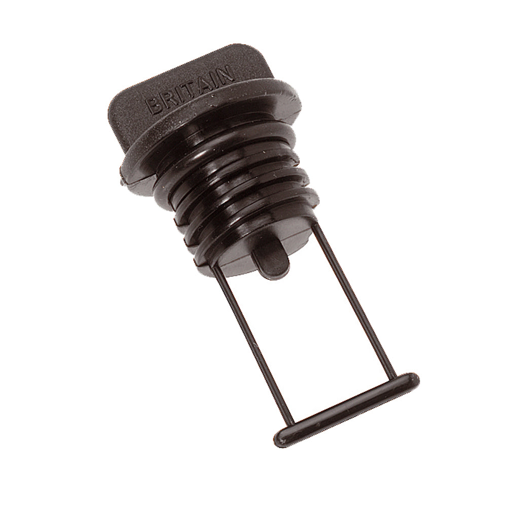 Barton Marine Drain Plug - Black 15mm (19/32") [42357] - BuoyMart.com  Hardware Barton Marine