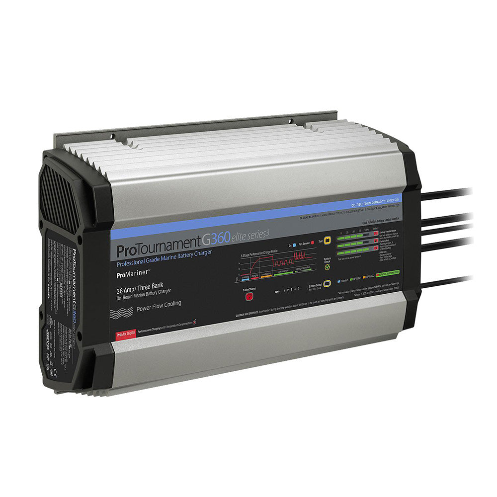 ProMariner ProTournamentelite 360 Battery Charger - 3 Bank - Global/CZone [55363] - BuoyMart.com  Battery Chargers ProMariner