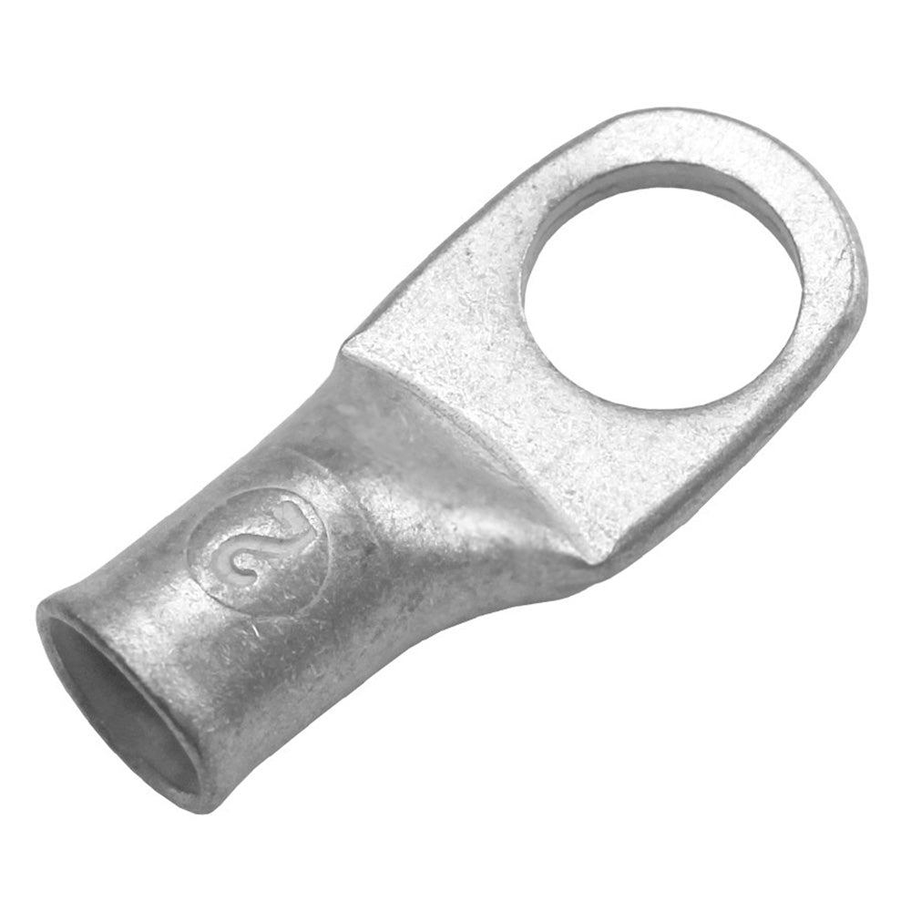 Pacer Tinned Lug 2 AWG - 1/2" Stud Size - 10 Pack [TAE2-12R-10] - BuoyMart.com  Terminals Pacer Group