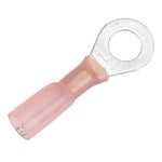 Pacer 22-18 AWG Heat Shrink Ring Terminal - 1/4" Stud Size - 25 Pack [TE18-14R-25] - BuoyMart.com  Terminals Pacer Group