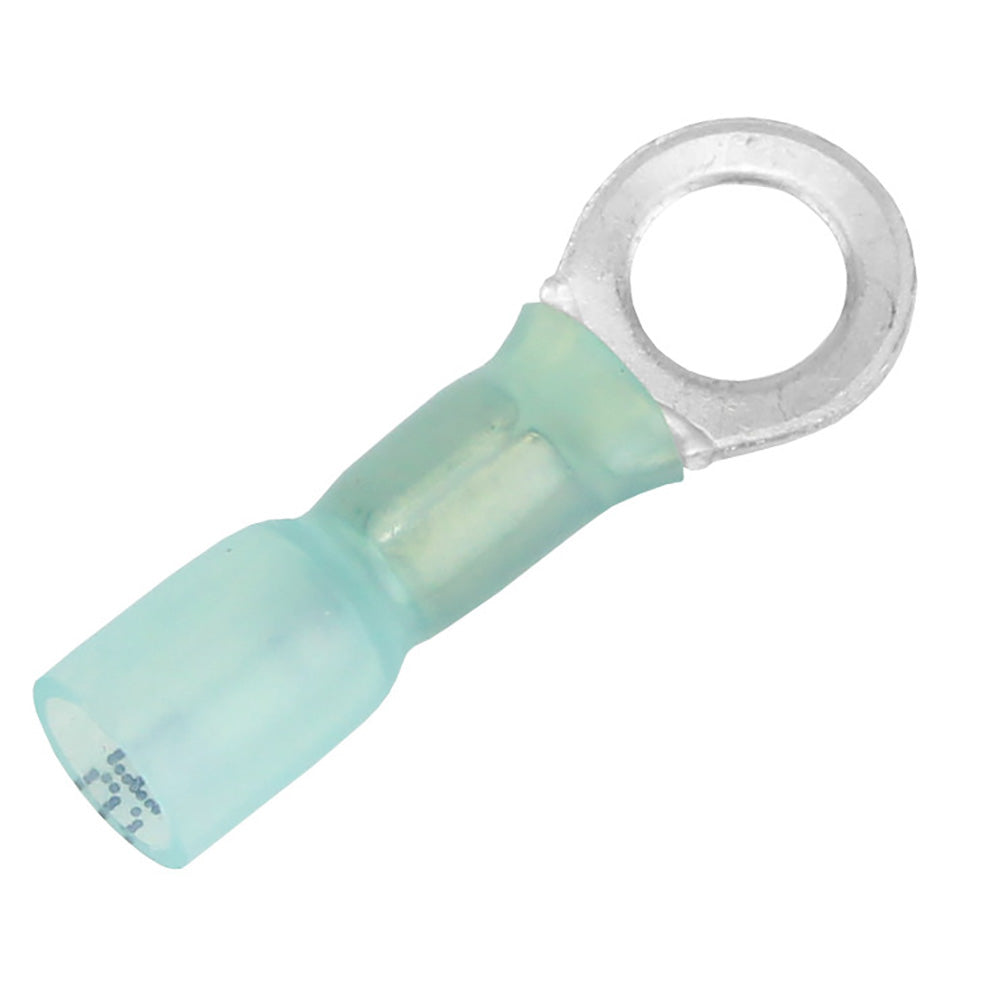 Pacer 16-14 AWG Heat Shrink Ring Terminal - 1/4" Stud Size - 25 Pack [TE14-14R-25] - BuoyMart.com  Terminals Pacer Group
