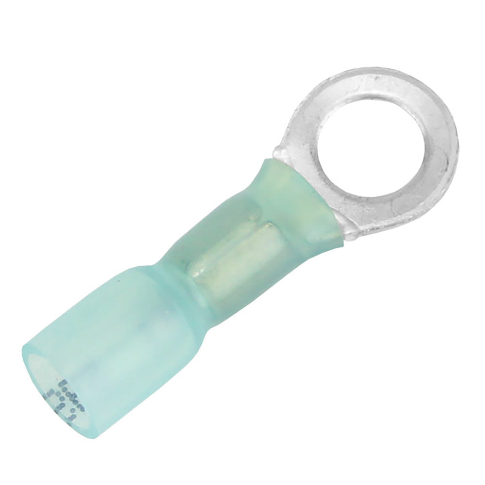 Pacer 16-14 AWG Heat Shrink Ring Terminal - 1/4" Stud Size - 100 Pack [TE14-14R-100] - BuoyMart.com  Terminals Pacer Group