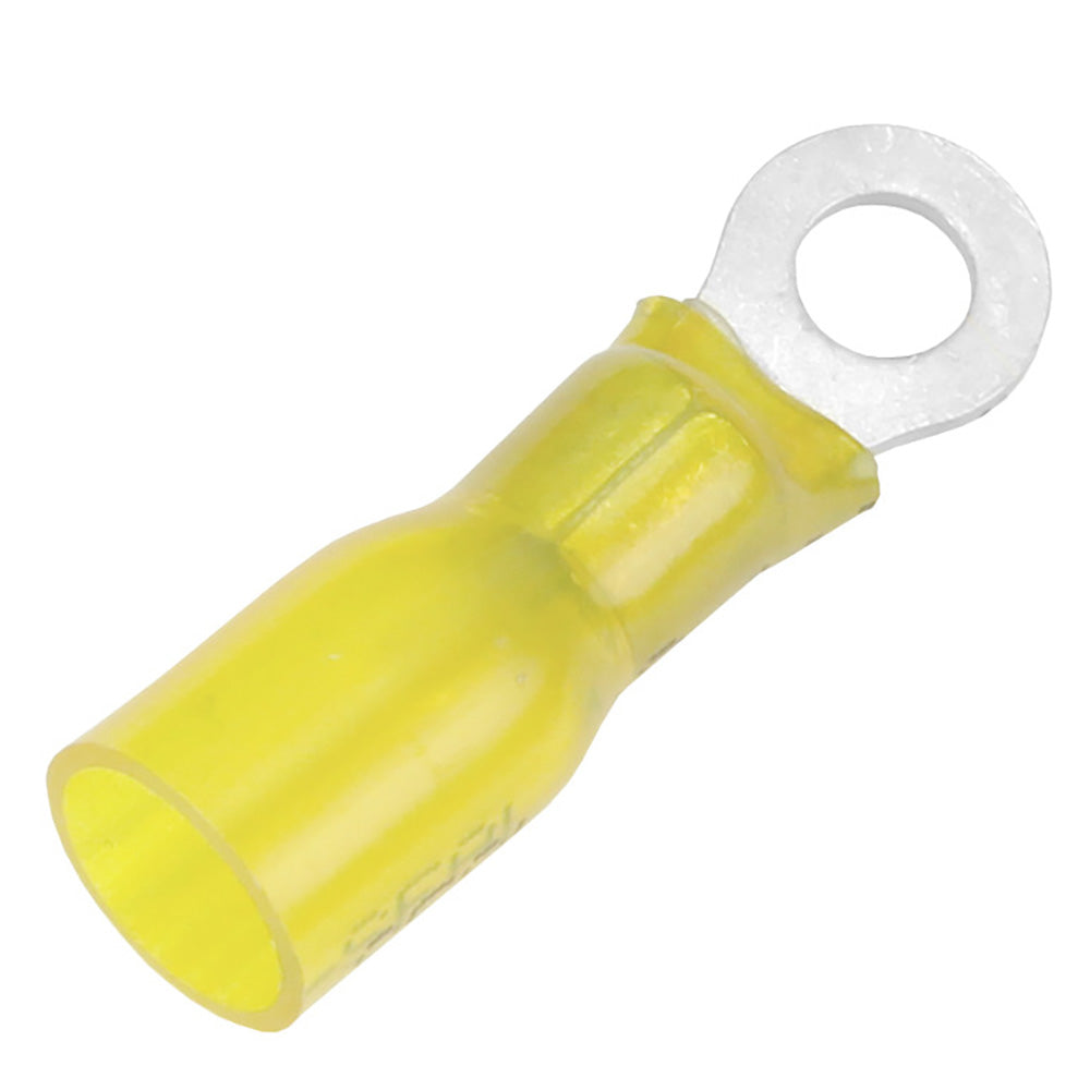 Pacer 12-10 AWG Heat Shrink Ring Terminal - #8 Stud Size - 100 Pack [TE10-8R-100] - BuoyMart.com  Terminals Pacer Group