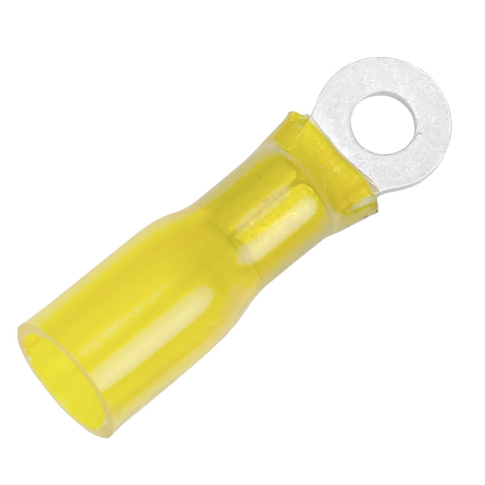 Pacer 12-10 AWG Heat Shrink Ring Terminal - #10 Stud Size - 100 Pack [TE10-10R-100] - BuoyMart.com  Terminals Pacer Group