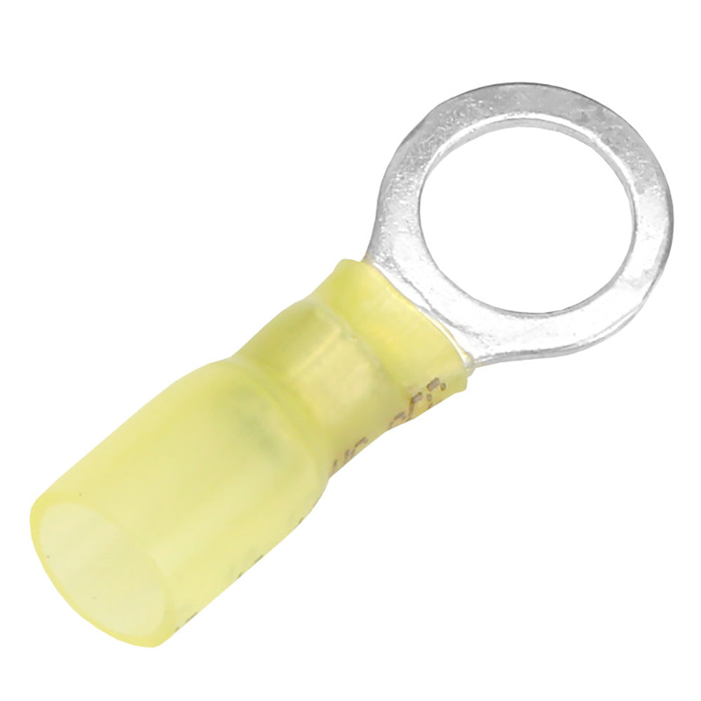 Pacer 12-10 AWG Heat Shrink Ring Terminal - 3/8" Stud Size - 100 Pack [TE10-38R-100] - BuoyMart.com  Terminals Pacer Group