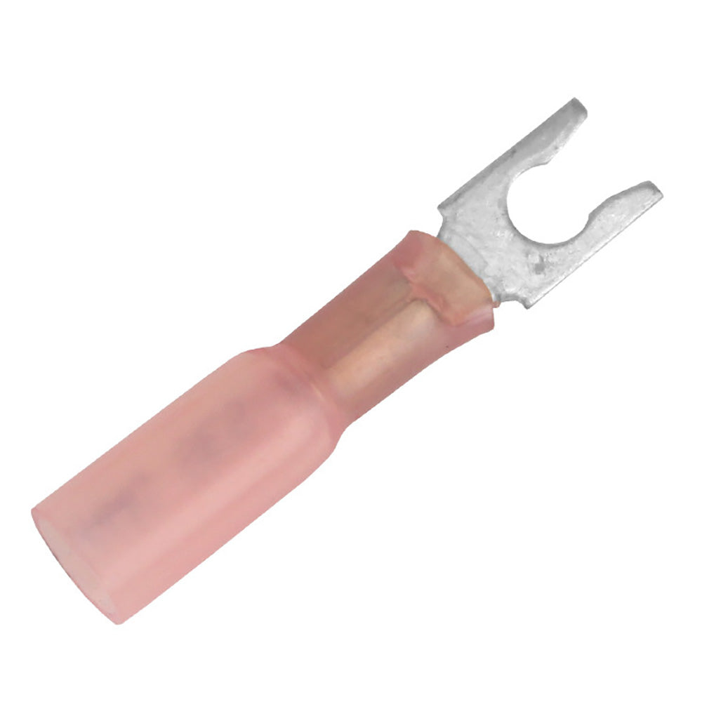 Pacer 22-18 AWG Heat Shrink Spade Terminal - #8 Stud Size - 25 Pack [TE18-8SLF-25] - BuoyMart.com  Terminals Pacer Group