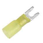 Pacer 12-10 AWG Heat Shrink Spade Terminal - #8 Stud Size - 100 Pack [TE10-8SLF-100] - BuoyMart.com  Terminals Pacer Group