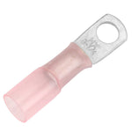 Pacer 8 AWG Heat Shrink Ring Terminal - 1/4" Stud Size - 25 Pack [TE8-14R-25] - BuoyMart.com  Terminals Pacer Group