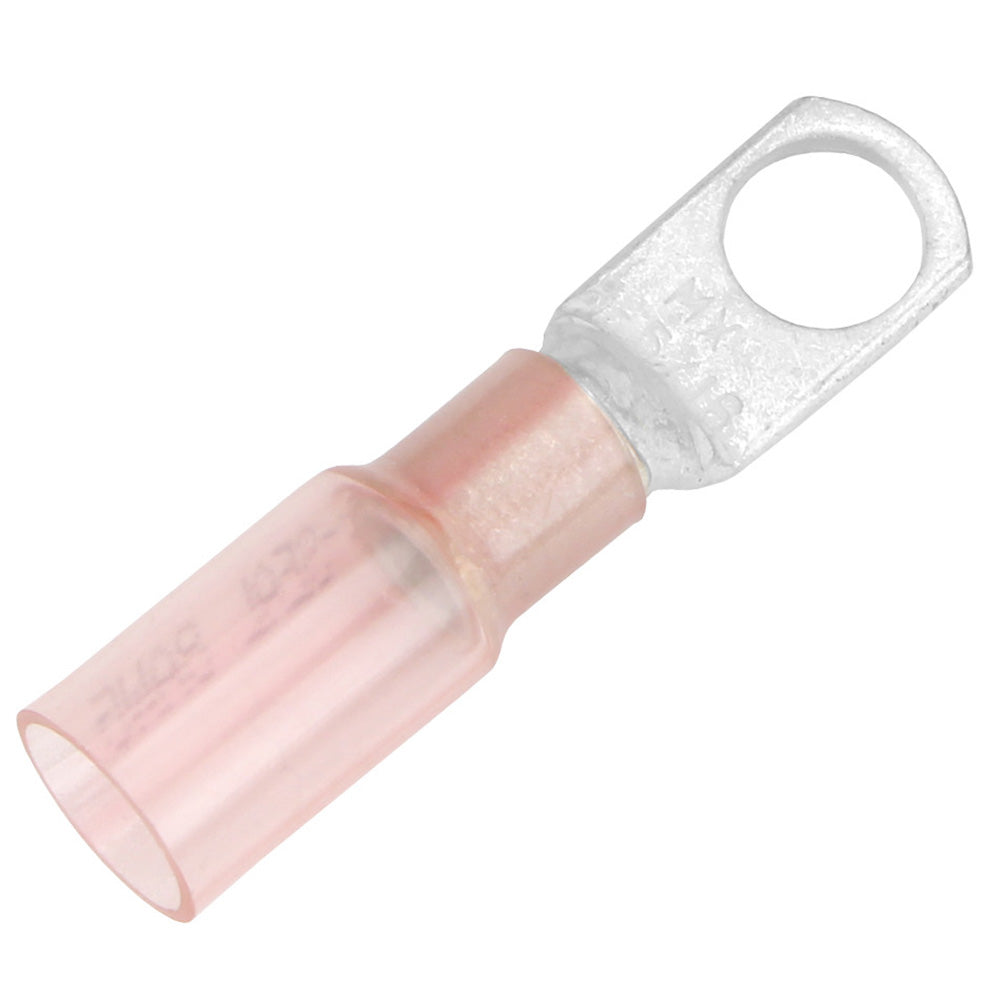 Pacer 8 AWG Heat Shrink Ring Terminal - 5/16" Stud Size - 25 Pack [TE8-56R-25] - BuoyMart.com  Terminals Pacer Group