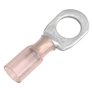 Pacer 8 AWG Heat Shrink Ring Terminal - 1/2" Stud Size - 25 Pack [TE8-12R-25] - BuoyMart.com  Terminals Pacer Group
