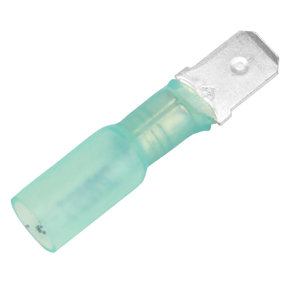 Pacer 16-14 AWG Heat Shrink Male Disconnect - 100 Pack [TDE14-250M-100] - BuoyMart.com  Terminals Pacer Group