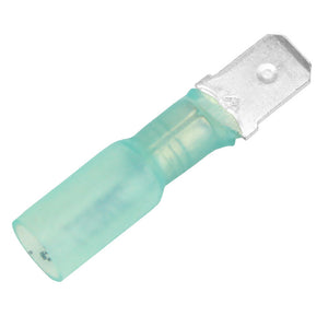 Pacer 16-14 AWG Heat Shrink Male Disconnect - 100 Pack [TDE14-250M-100] - BuoyMart.com  Terminals Pacer Group