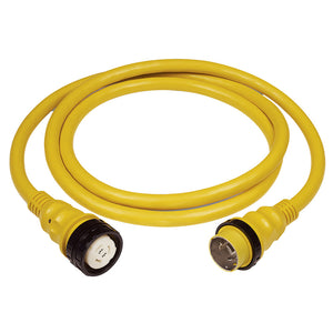 Marinco 50AMP 125/250V Shore Power Cable - 12 - Yellow [6152SPP-12SC] Marinco