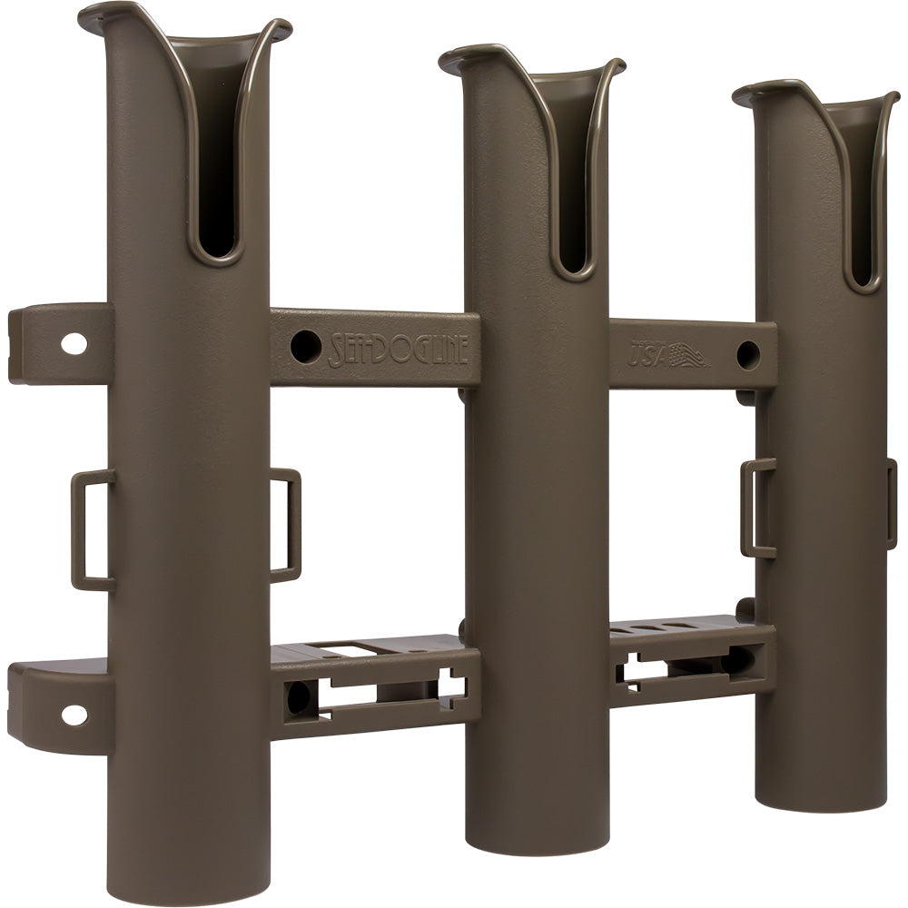 Sea-Dog Triple Threat Three Pole Rod Holder - Flat Dark Earth [325034-1] - BuoyMart.com  Rod Holders Sea-Dog