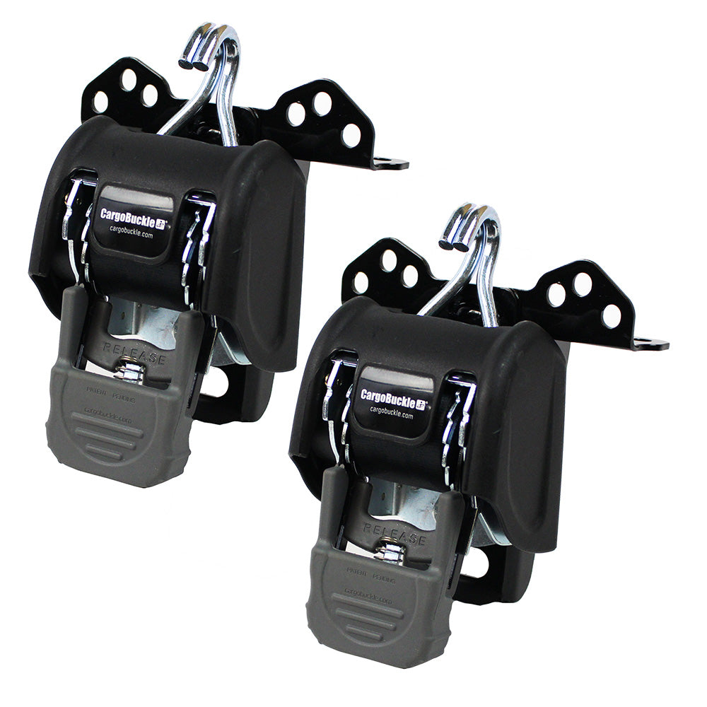 CargoBuckle Universal Ladder Rack Tie-Down System - 2" Retractable Tie-Down - 1 Pair [F153180] - BuoyMart.com  Tie-Downs CargoBuckle