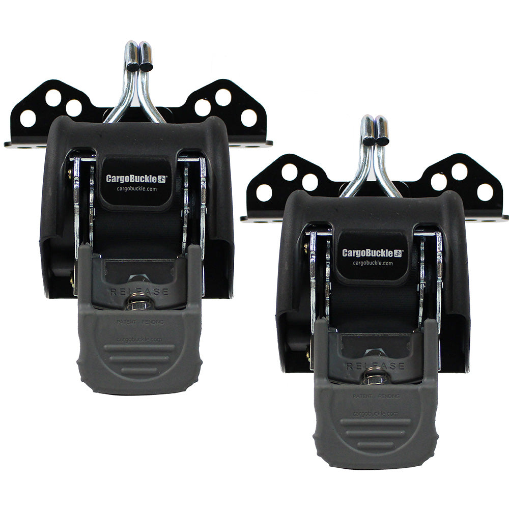 CargoBuckle Universal Ladder Rack Tie-Down System - 2" Retractable Tie-Down - 1 Pair [F153180] - BuoyMart.com  Tie-Downs CargoBuckle