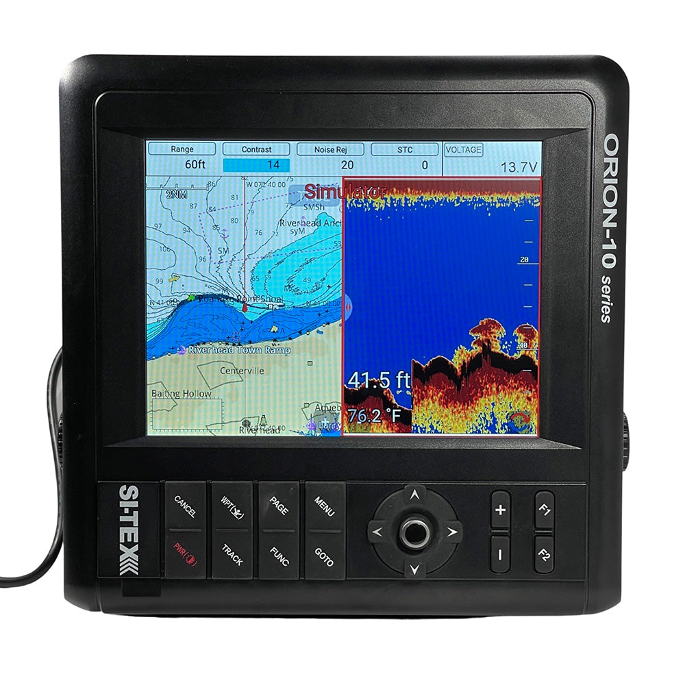 SI-TEX 10" Chartplotter/Sounder Combo w/Internal GPS  C-MAP 4D Card [ORIONCF] - BuoyMart.com  GPS - Fishfinder Combos SI-TEX