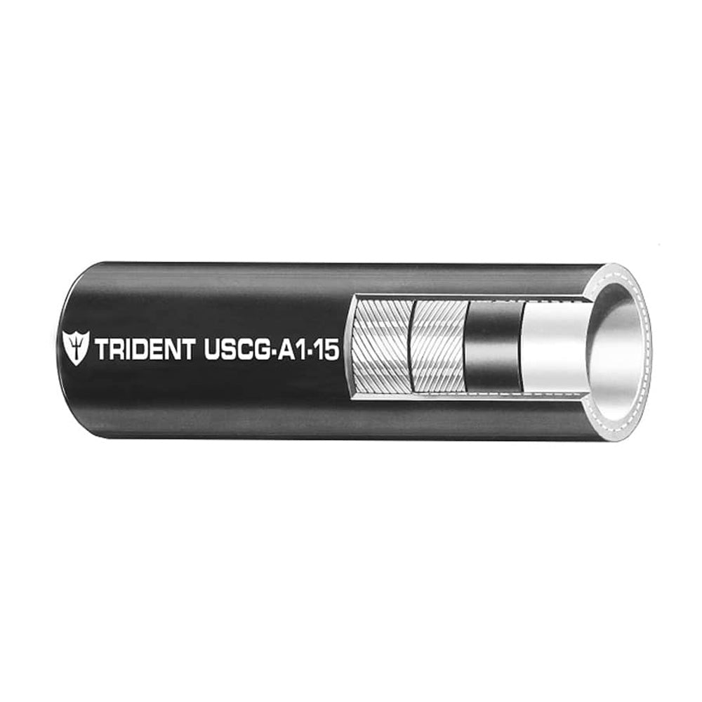 Trident Marine 3/8" Low Permeation Type A1-15 Fuel Line Hose - Black - Sold by the Foot [365-0386-FT] - BuoyMart.com  Fuel Hose & Fittings Trident Marine