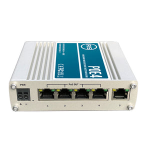 Iris Four Channel Uplink Power Over Ethernet Switch - IEEE802.3af  3at Compliant - 9-30VDC Input - 48VDC Output [POE4V2] - BuoyMart.com  Cameras - Network Video Iris Innovations