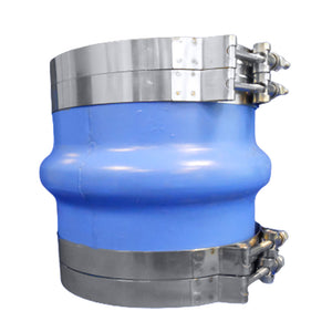 Trident Marine 8" ID Blue Silicone Molded Wet Exhaust Hump w/4 T-Bolt Clamp [270V8000-S/S] - BuoyMart.com  Exhaust Hose Trident Marine