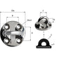 Wichard Round Pad Eye - 57mm Diameter (2-1/4") - Fixed [6635] - BuoyMart.com  Accessories Wichard Marine