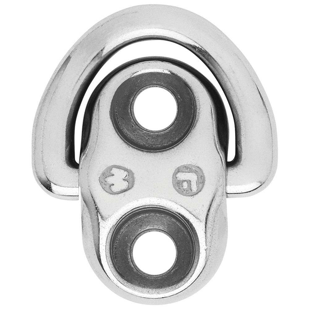 Wichard Folding Pad Eye - 6mm Diameter (15/64") - 2 Fixed Holes [6684] - BuoyMart.com  Accessories Wichard Marine