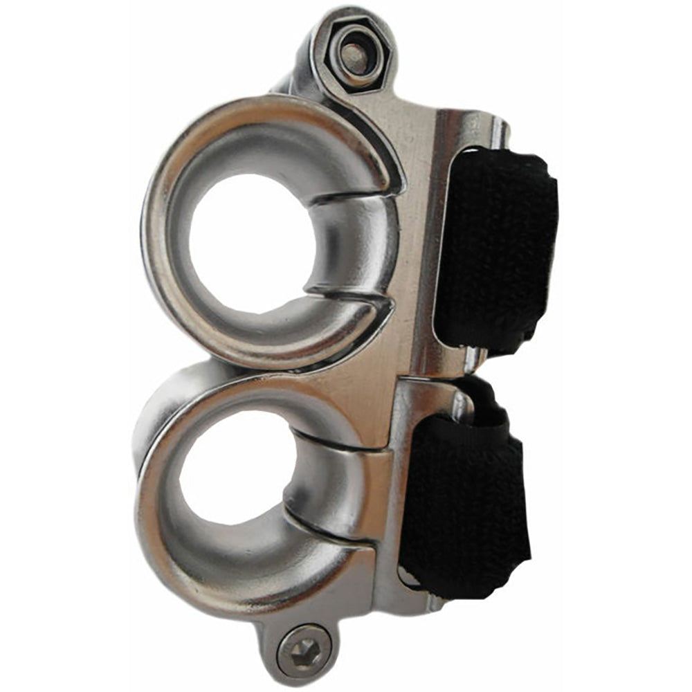 Wichard Double Fairlead - 25mm Diameter Stanchion w/Webbing - Velcro Stipe [20220] - BuoyMart.com  Accessories Wichard Marine