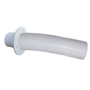 Trident Marine 4 White Stern Flex Hose w/Transom Flange [TFK-4W] - BuoyMart.com  Fuel Systems Trident Marine