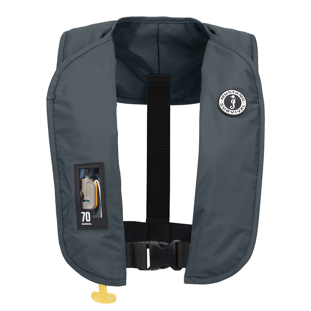 Mustang MIT 70 Manual Inflatable PFD - Admiral Grey [MD4041-191-0-202] - BuoyMart.com  Personal Flotation Devices Mustang Survival