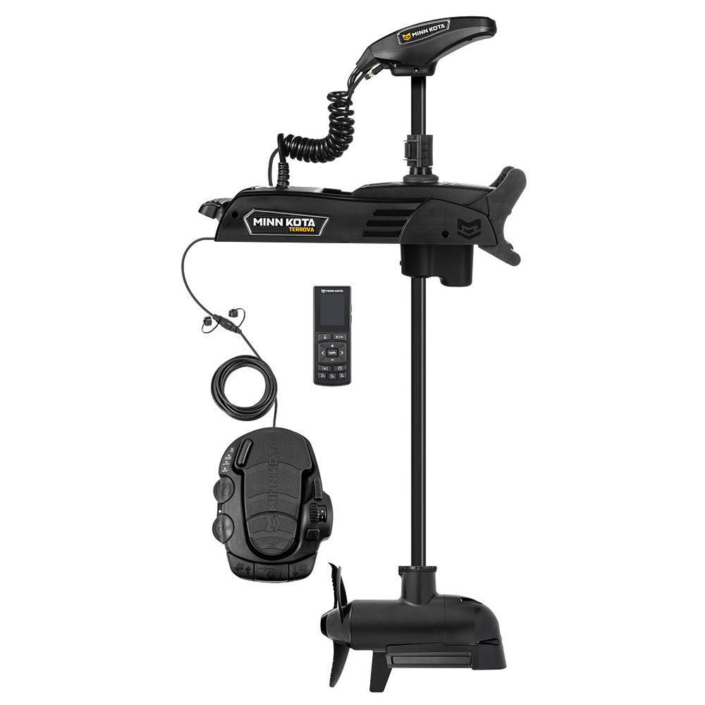 Minn Kota Terrova QUEST 90/115 Trolling Motor w/Wireless Remote - MEGA Down/Side Imaging - 24/36V - 90/115LBS - 45" [1358210] - BuoyMart.com  Trolling Motors Minn Kota
