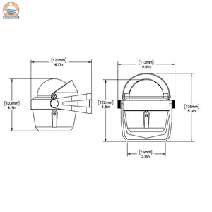 Ritchie B-51 Explorer Compass - Bracket Mount - Black [B-51] Ritchie