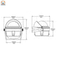 Ritchie B-80 Voyager Compass - Bracket Mount - Black [B-80] Ritchie