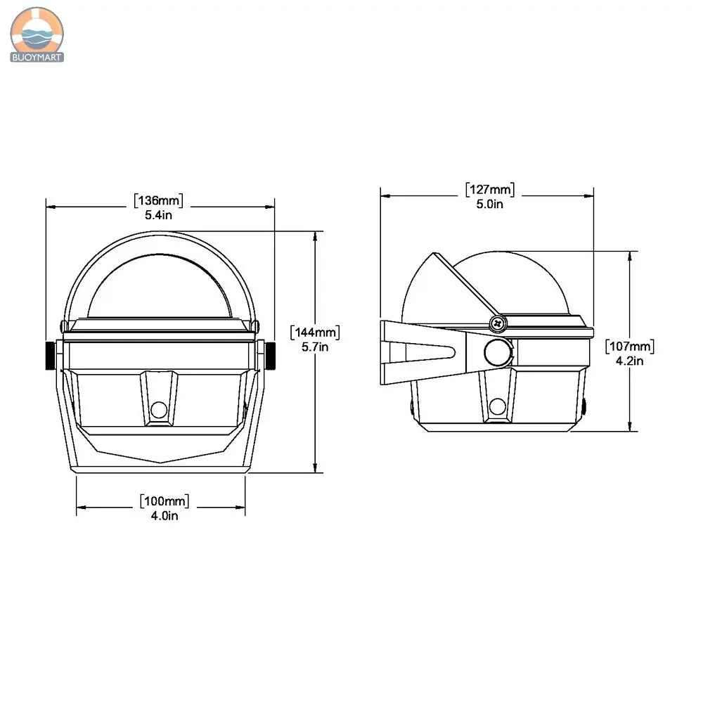Ritchie B-80 Voyager Compass - Bracket Mount - Black [B-80] Ritchie
