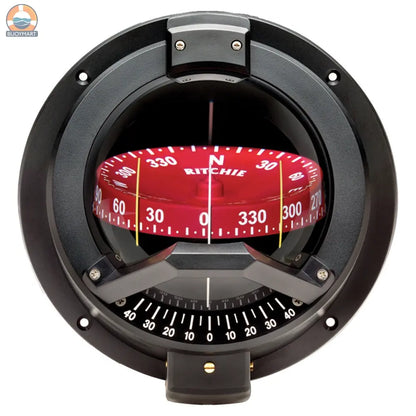 Ritchie BN-202 Navigator Compass - Bulkhead Mount - Black [BN-202] Ritchie