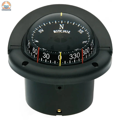 Ritchie HF-743 Helmsman Combidial Compass - Flush Mount - Black [HF-743] Ritchie