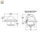 Ritchie RU-90 Voyager Compass - Flush Mount - Black [RU-90] Ritchie