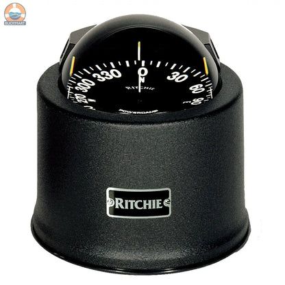 Ritchie SP-5-B GlobeMaster Compass - Pedestal Mount - Black - 5 Degree Card 12V [SP-5-B] Ritchie