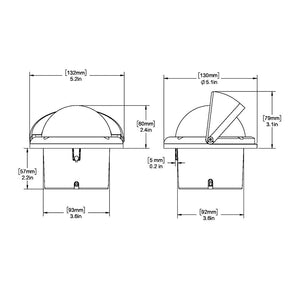 Ritchie SS-1002 SuperSport Compass - Flush Mount - Black [SS-1002] Ritchie